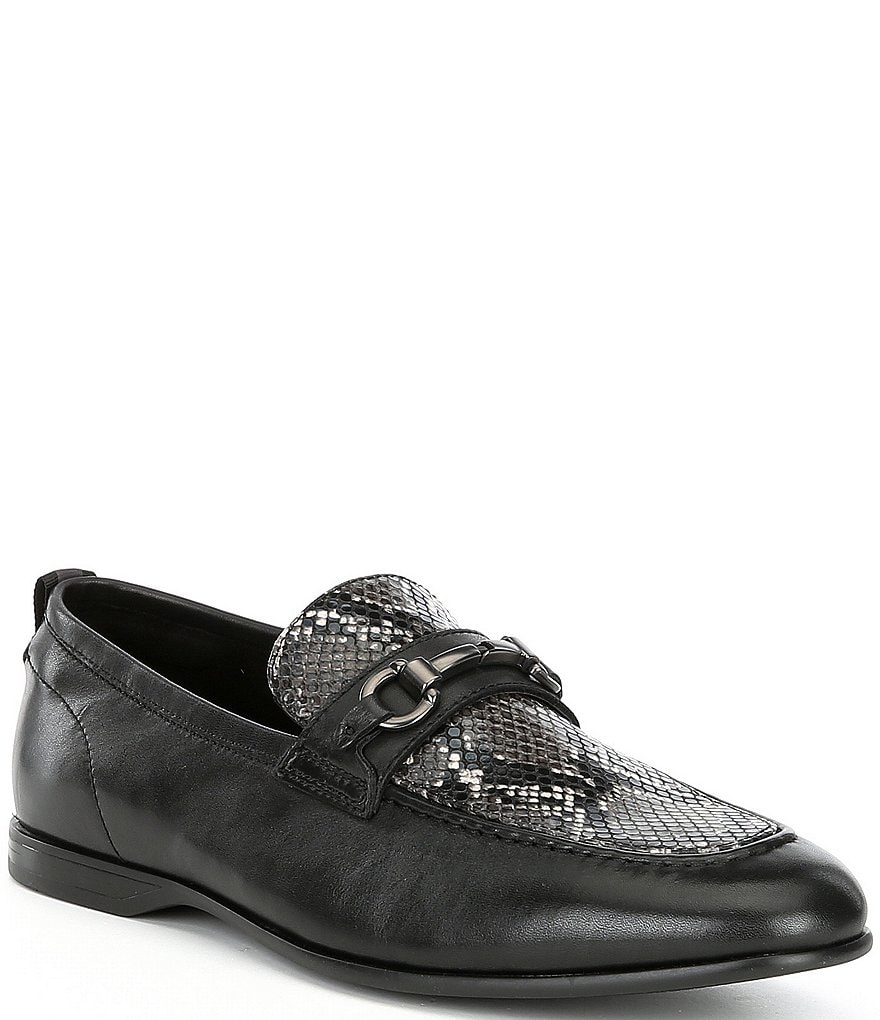 Kenneth Cole New York Men's Nolan Snake Print Bit Loafers