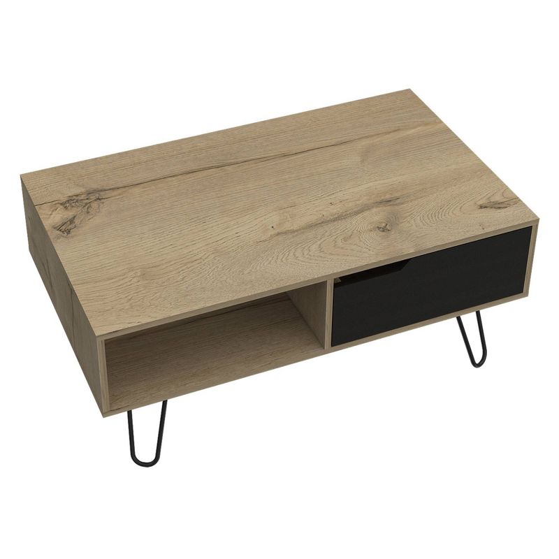 Aster Cubicle Coffee Table Light Wood - RST Brands