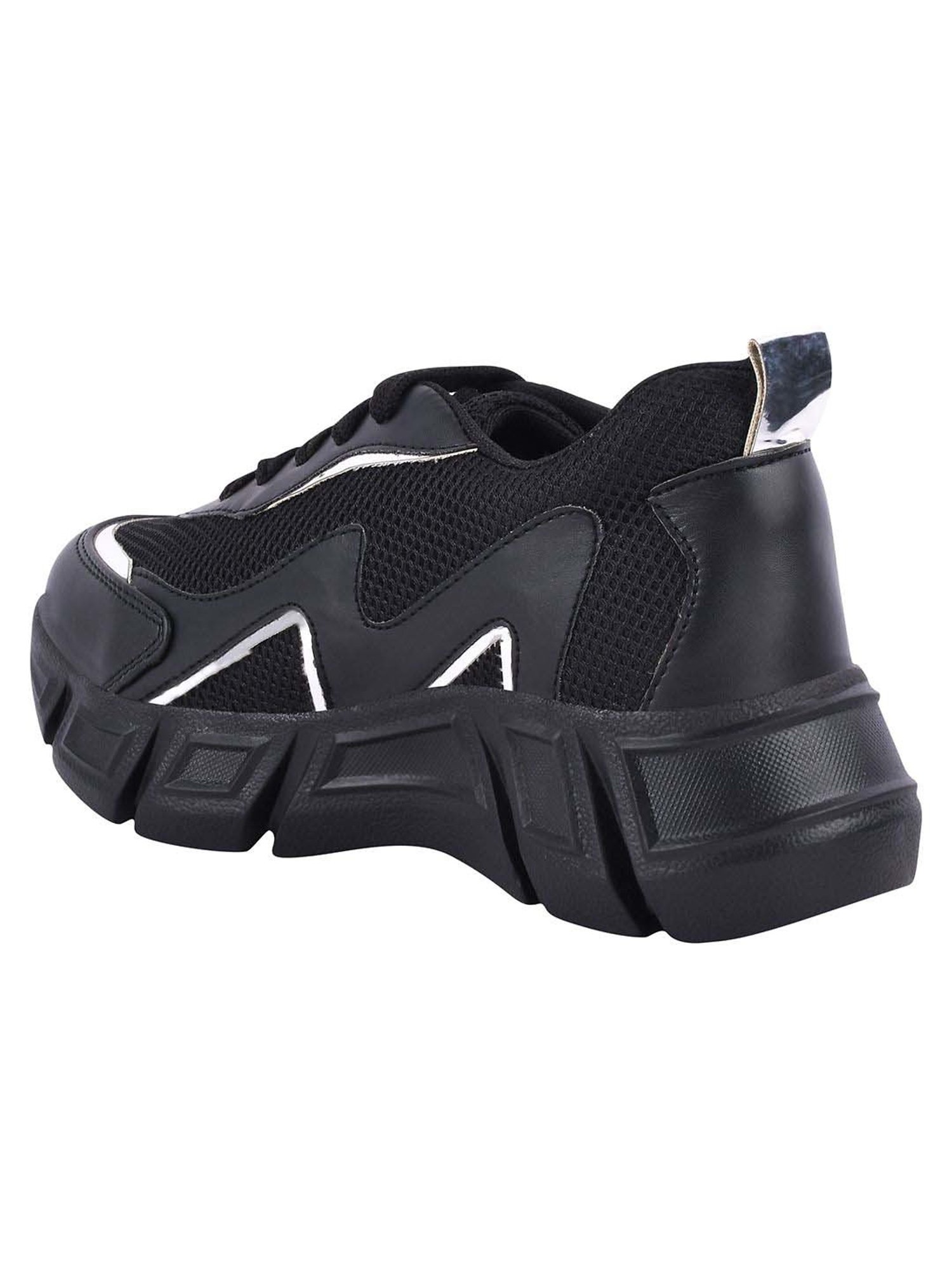 Shoetopia Kids Black Walking Shoes