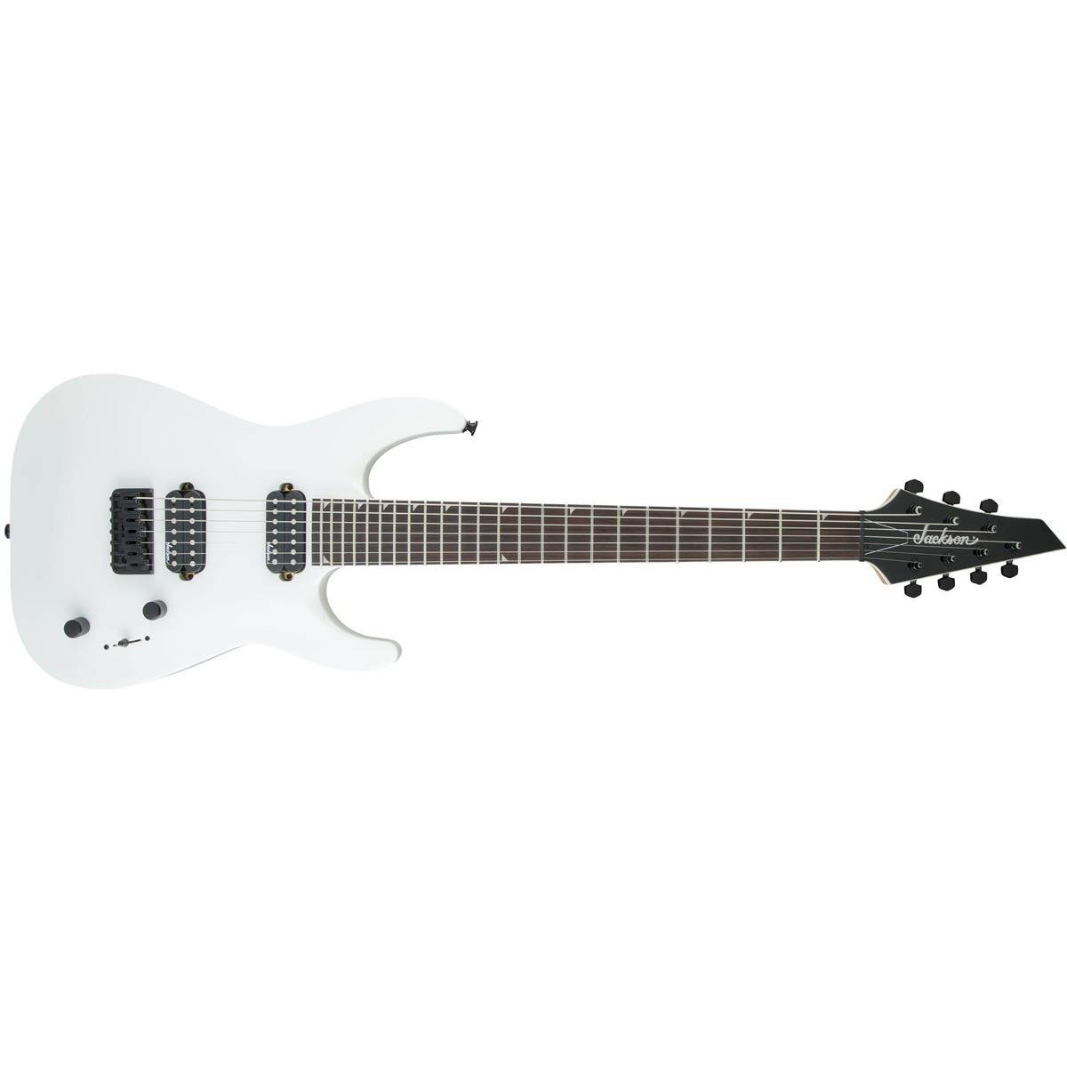 Jackson JS Dinky Arch Top JS32-7 DKA HT 7-String Electric Guitar, Snow White