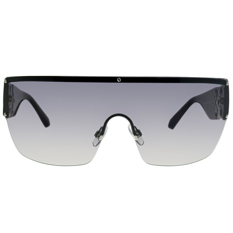 Swarovski SK0142 01B Womens Shield Sunglasses Black 0mm