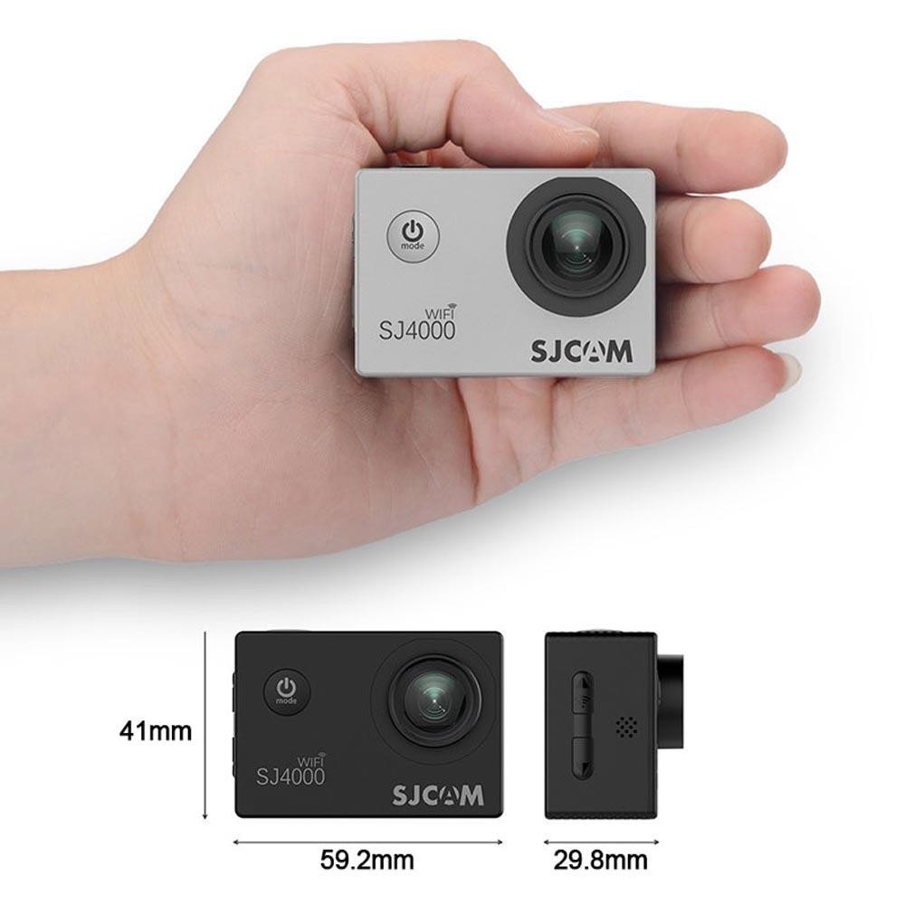 SJCAM SJ4000 WiFi Action Camera 1080P 2.0 inch Screen HD Diving 30M Waterproof Mini Camcorder - Silver