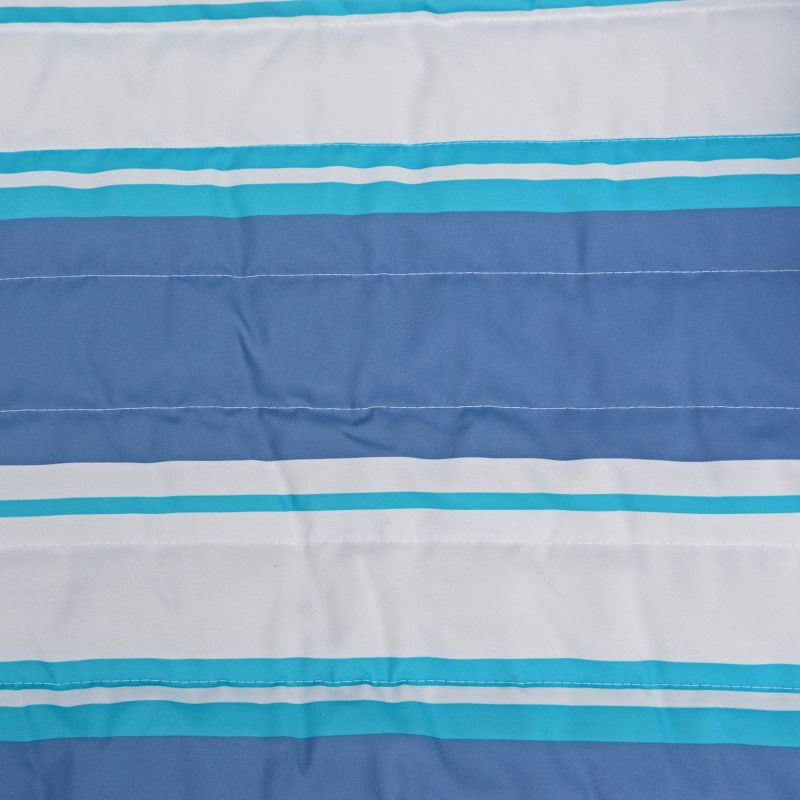 12' Cotton Rope Hammock, Stand, Pad & Pillow Combination Set - Gray/Teal - Algoma