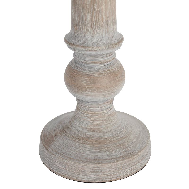 2pk Greige Oak Lamps Oak - Decor Therapy