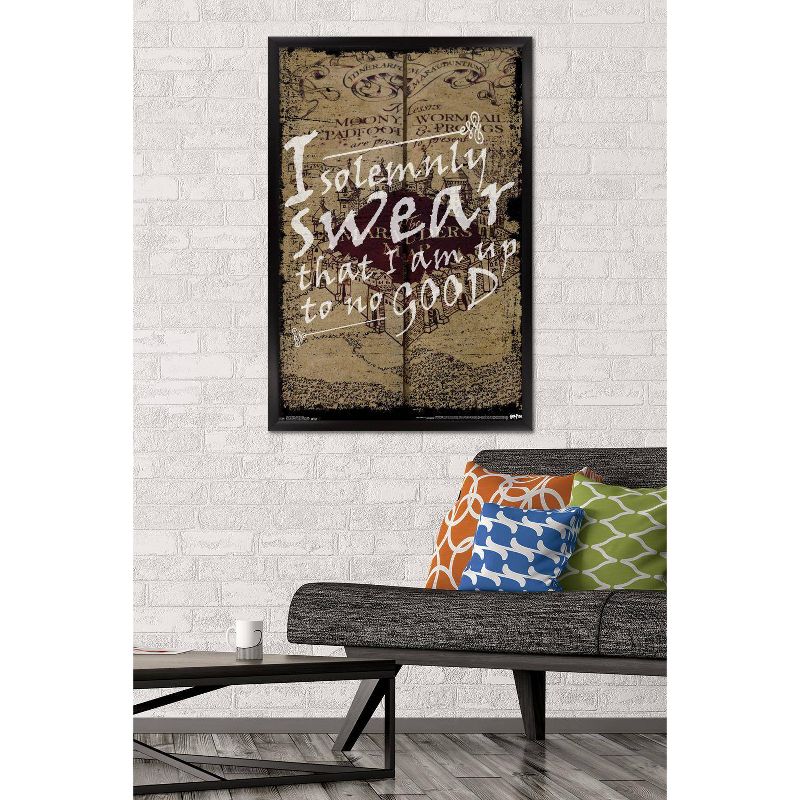 Harry Potter - Marauder's Map Framed Poster Trends International
