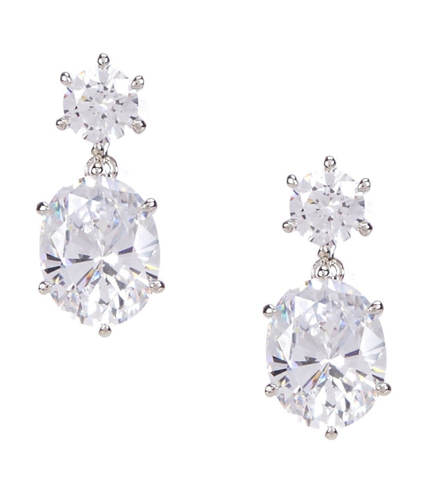 Nadri Frolic Oval Drop Earrings