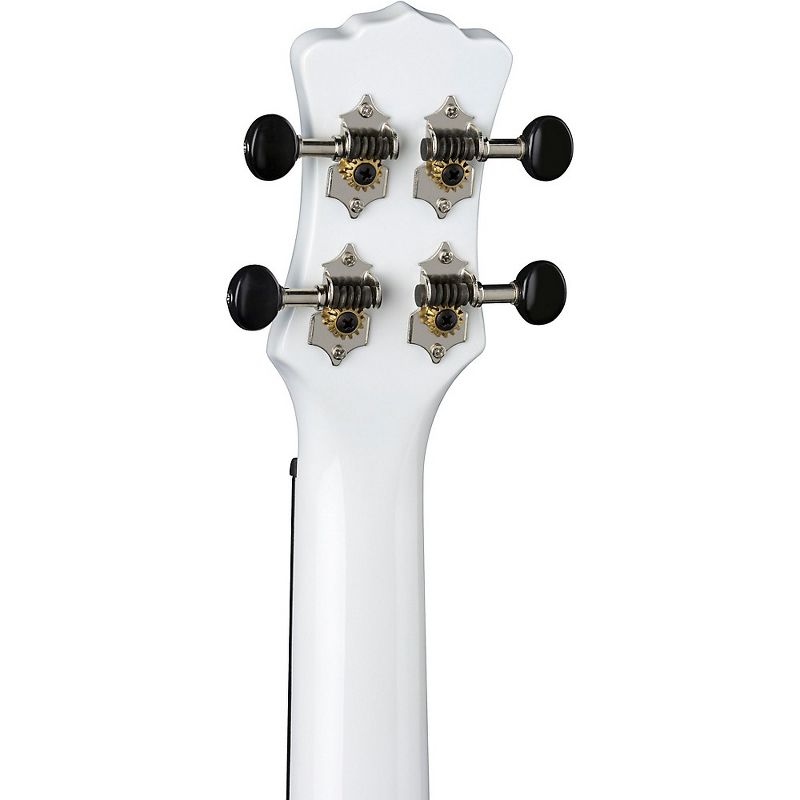 Luna Guitars Hau Snow Concert Ukulele White