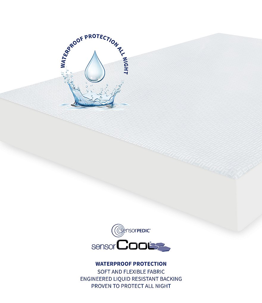 Sensorpedic SensorCOOL Elite Ultra Cooling Waterproof Mattress Protector
