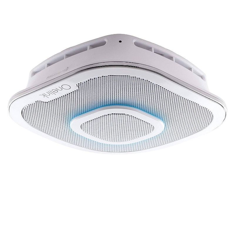 First Alert Onelink Safe & Sound Hardwired Alexa-Enabled Smoke & Carbon Monoxide Detector with Premium Home Speaker