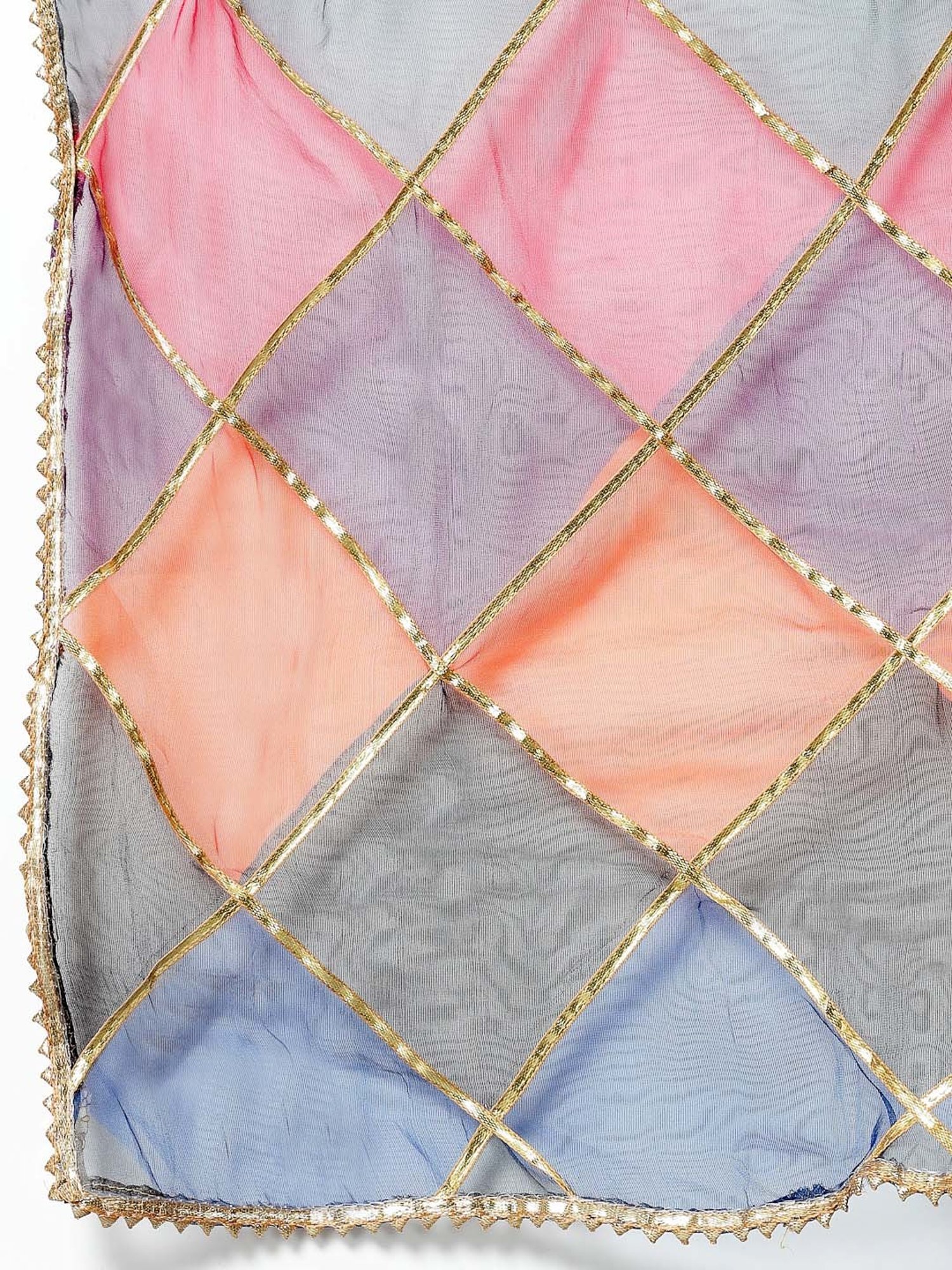 Stylum Multicolor Block Print Dupatta