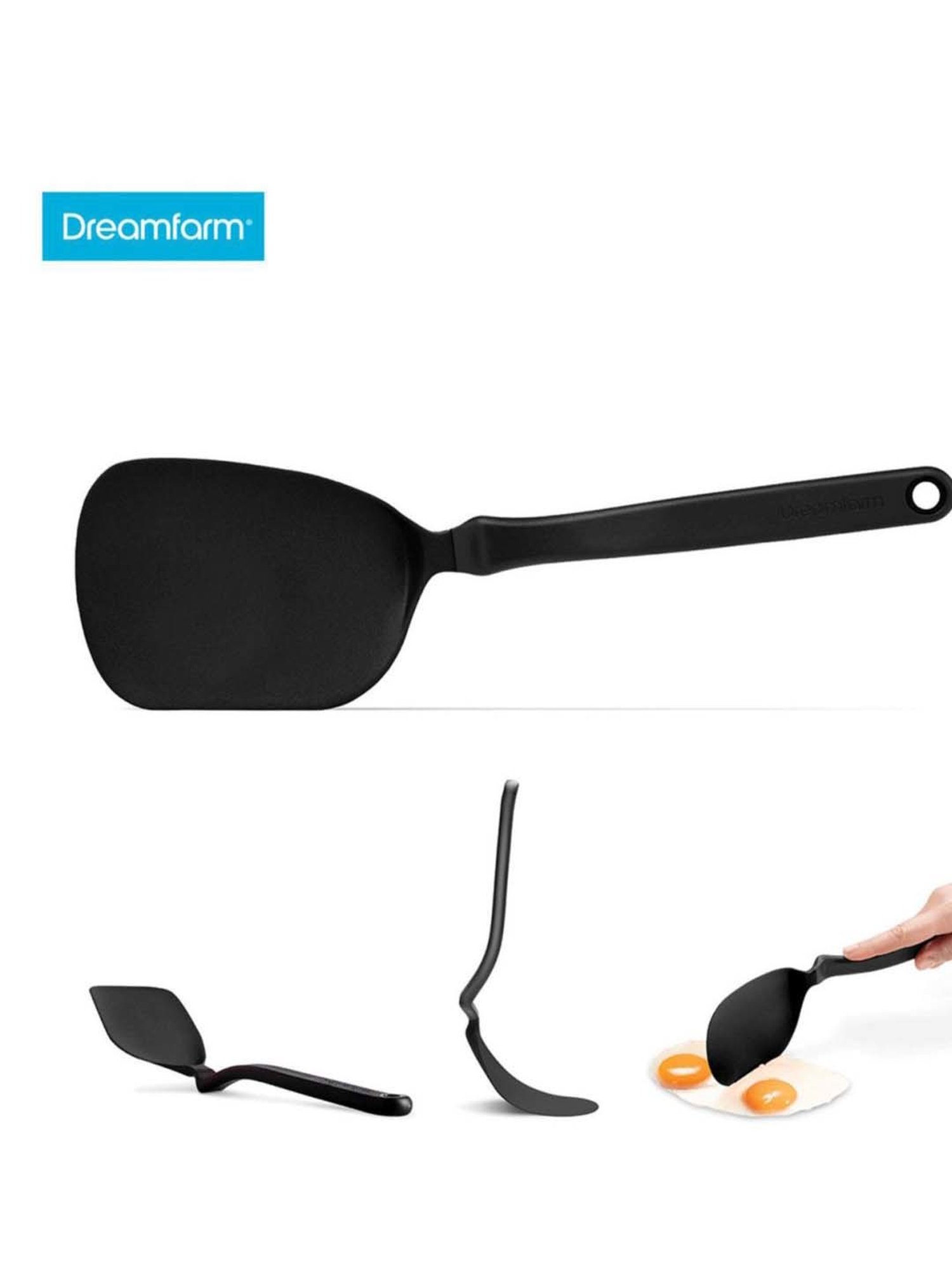 Bergner Black Nylon Soup Ladle - Set of 1