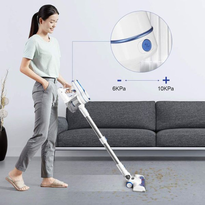 Aposen Cordless Stick Vacuum H120 with 45 minutes Long Runtime Detachable Battery, Extra Large Dustbin, Powerful Brushless Motor, Ultra Quiet Lightweight, HEPA filter system