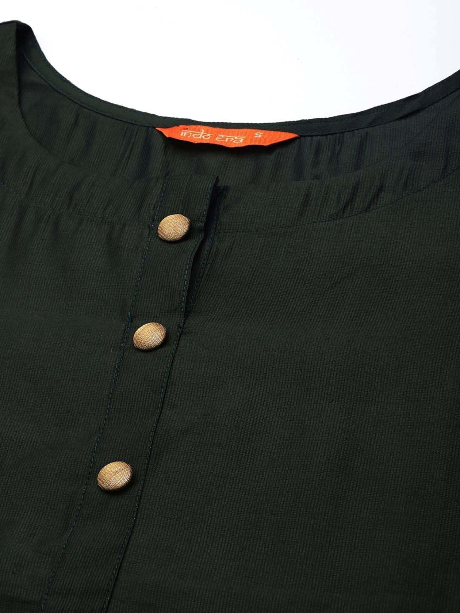 Indo Era Green Pure Cotton Kurta Palazzo Set With Dupatta