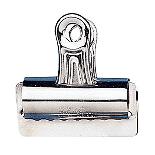 X-Acto Bulldog Clips Steel 1" Capacity 3"w Nickel-Plated 12 per Box 2004