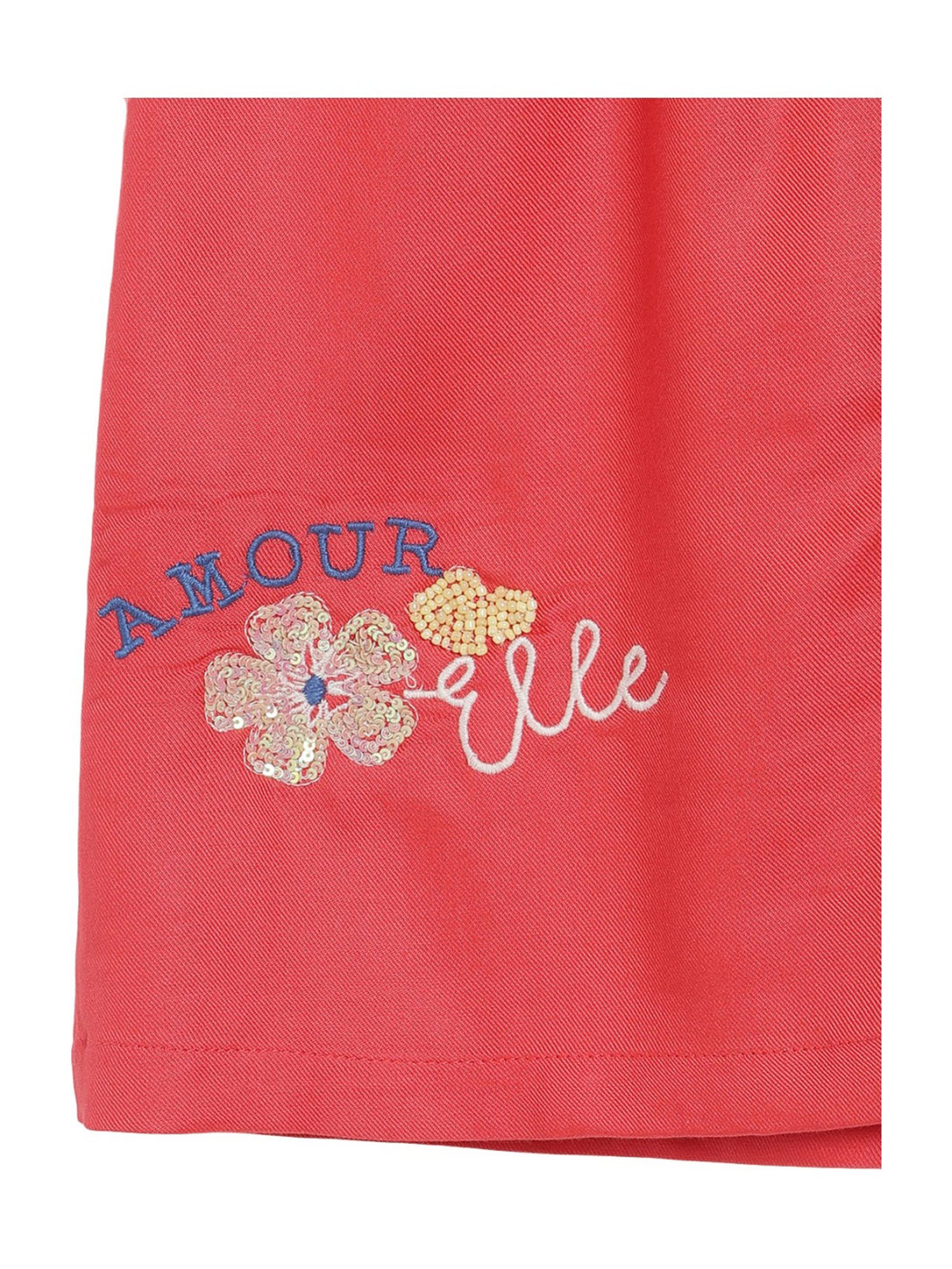 Elle Kids Coral Cotton Dress