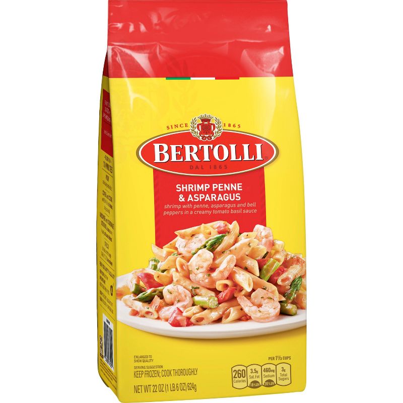 Bertolli Frozen Shrimp Penne & Asparagus - 22oz