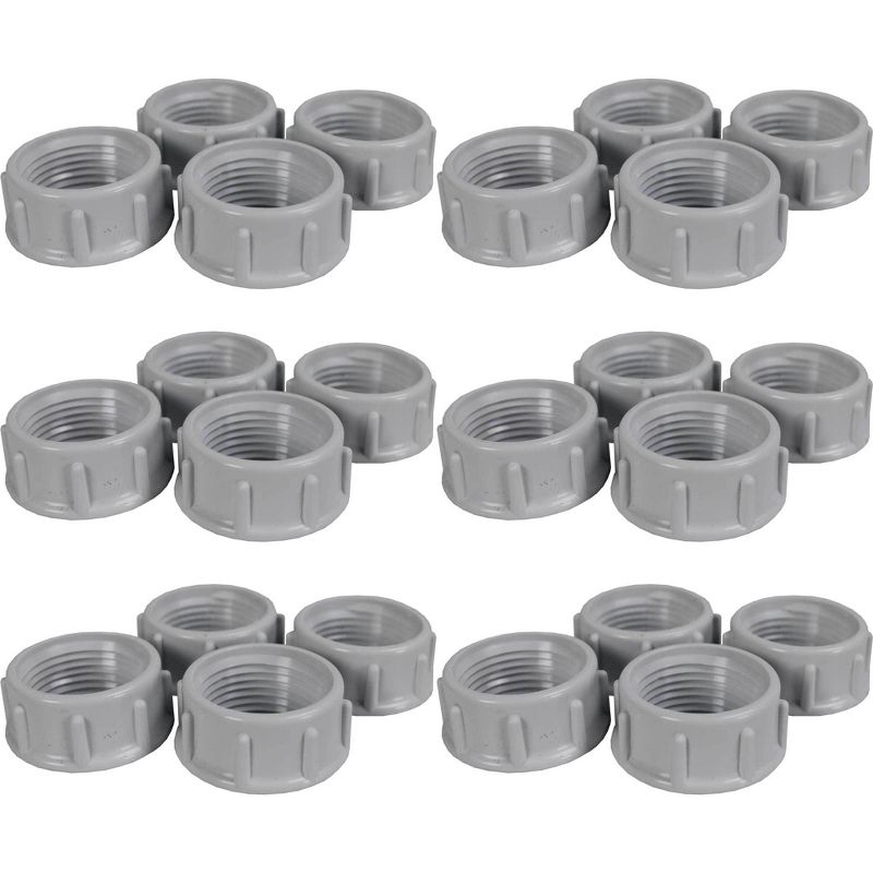 Solar Sun Rings Twister Power Steering Component for Automatic Robotic Suction Pool Cleaner Hoses with 30 Degree Angle Adaptor, Blue