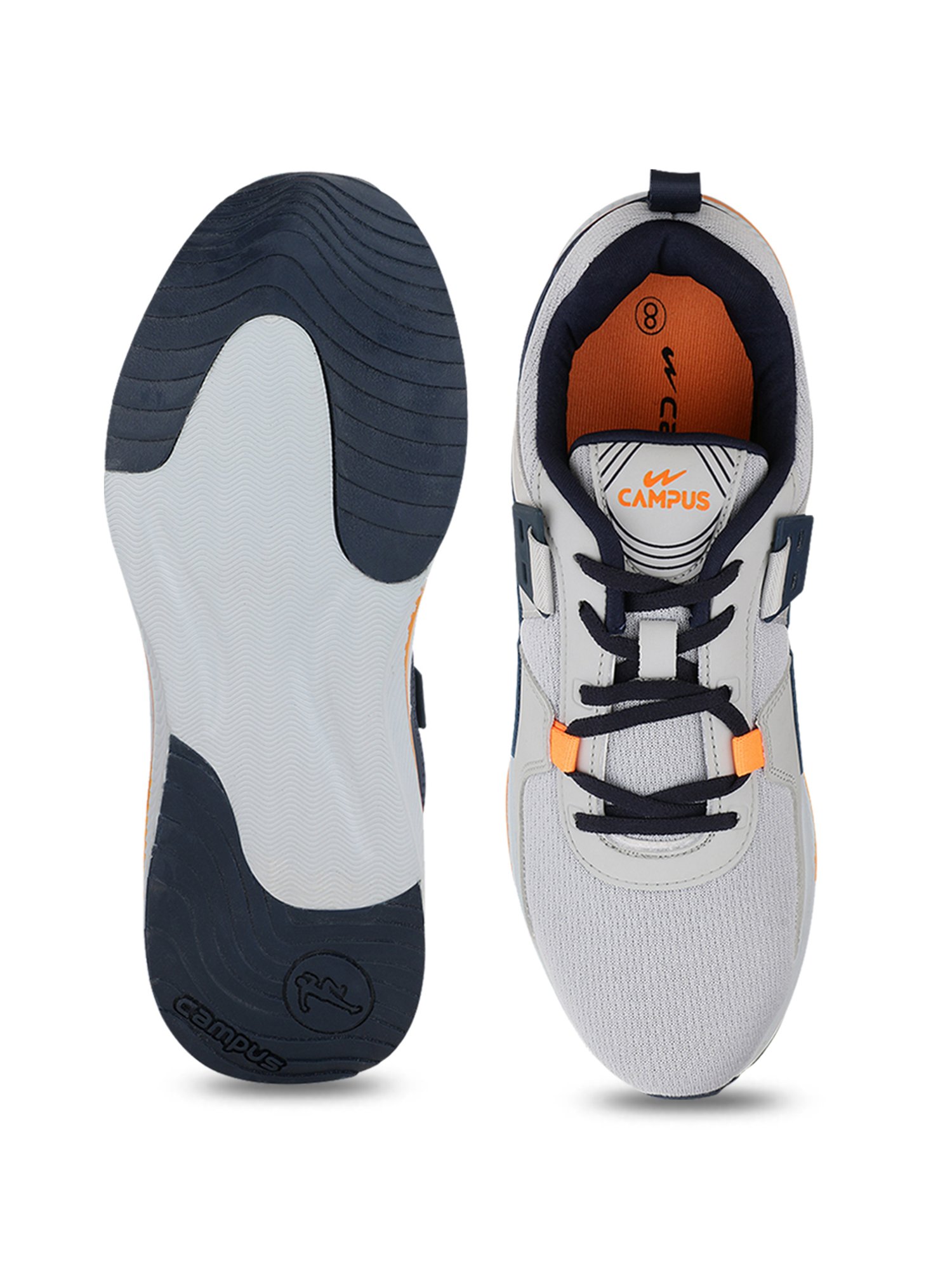 Campus Men's TRILLIUM Grey Running Shoes