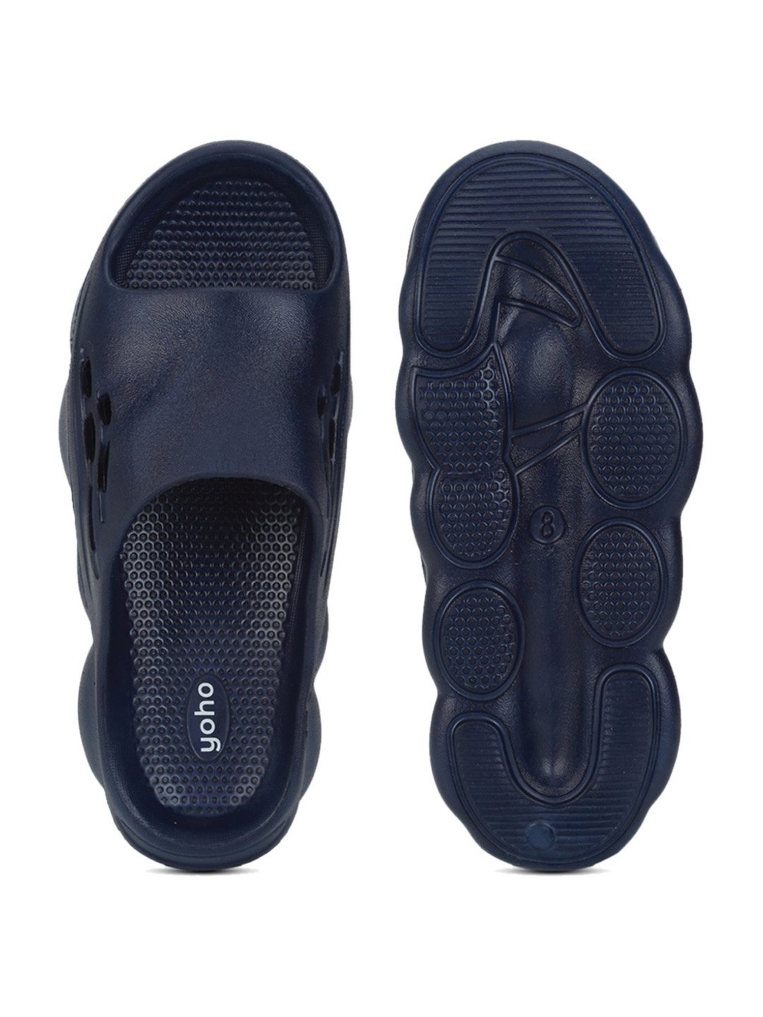 Yoho Men's Dolphy Mystery Blue Slides