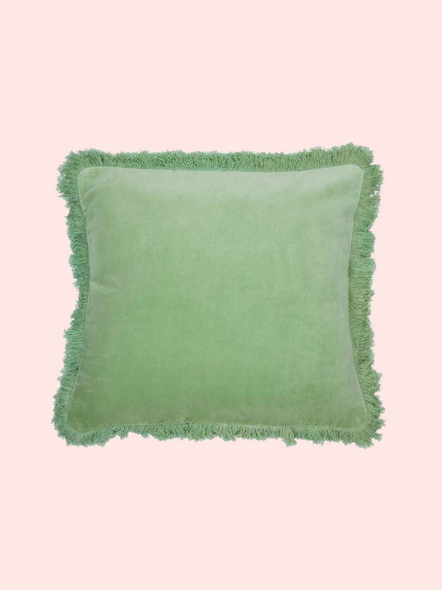 Living Scapes by Pantaloons Green Cotton Cushion Cover