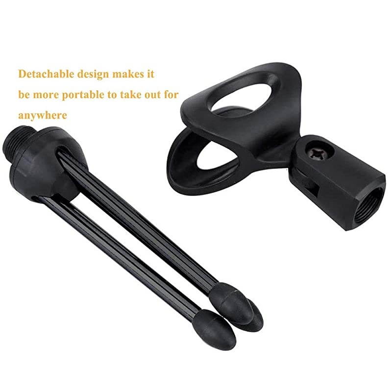 Microphone Stand, Upgraded Angle Adjustable Tripod Table Mic Stand for Recording Microphone or Other Microphone