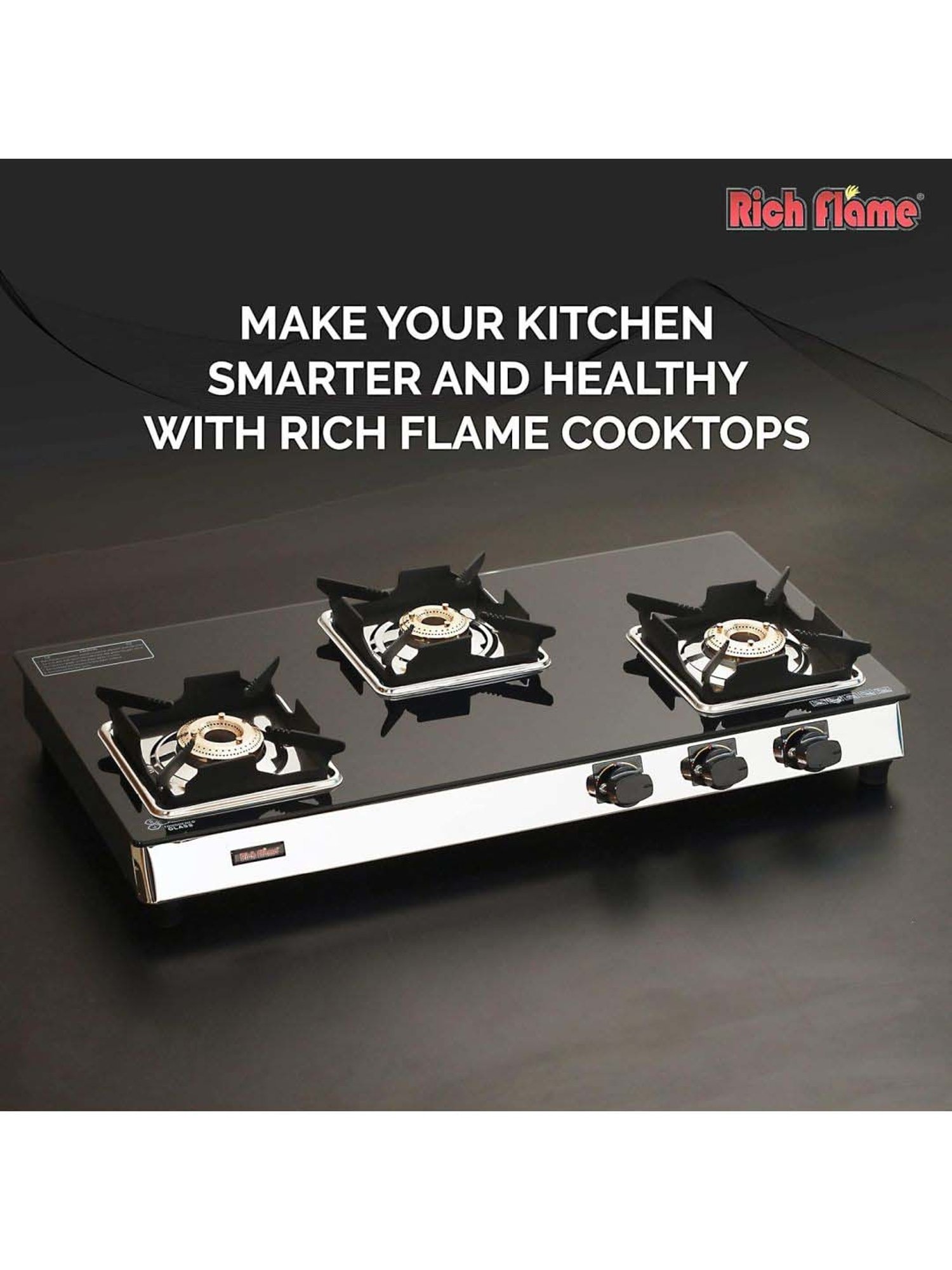 Range Kleen 4pc Porcelain Drip Pan Set Black