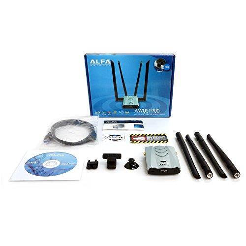 Alfa AWUS1900 802.11ac Dual band 2.4/5 Ghz Wi-Fi USB Adapter AC1900 1900Mbps