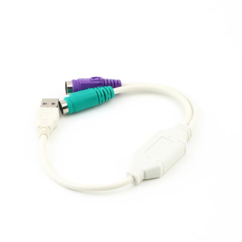 Funtech High QualityCable Adapter Converter Use USB Male to PS2 Female For Keyboard Mouse