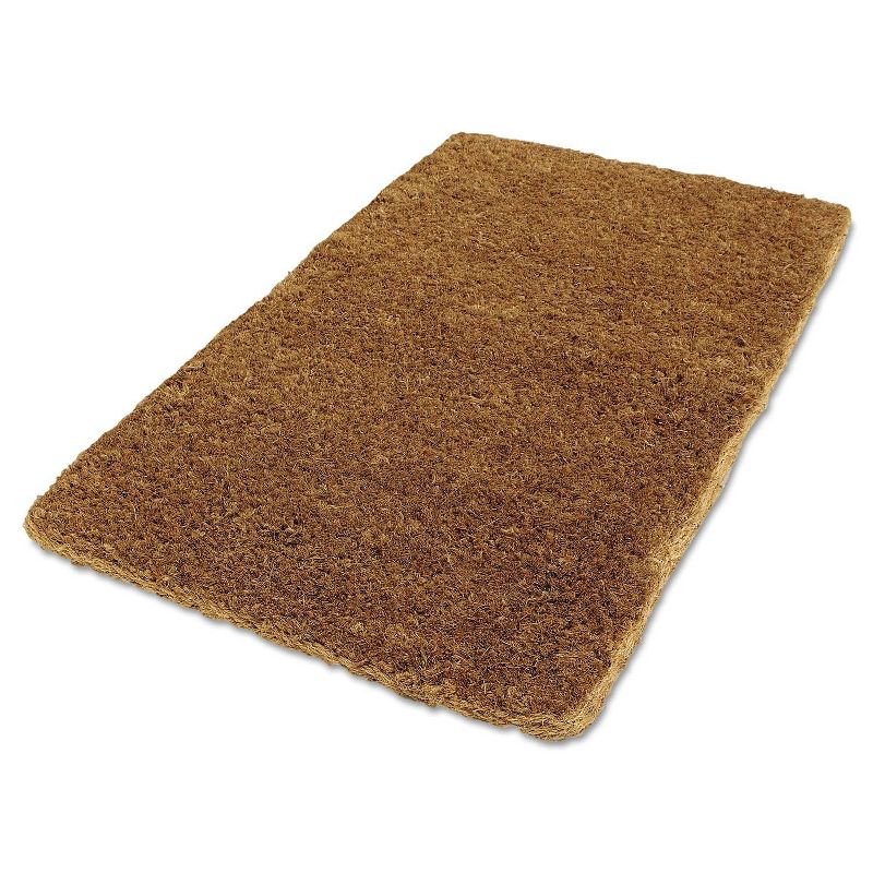 1'8"x3' Rectangle Solid Floor Mat Brown - Anchor Brand