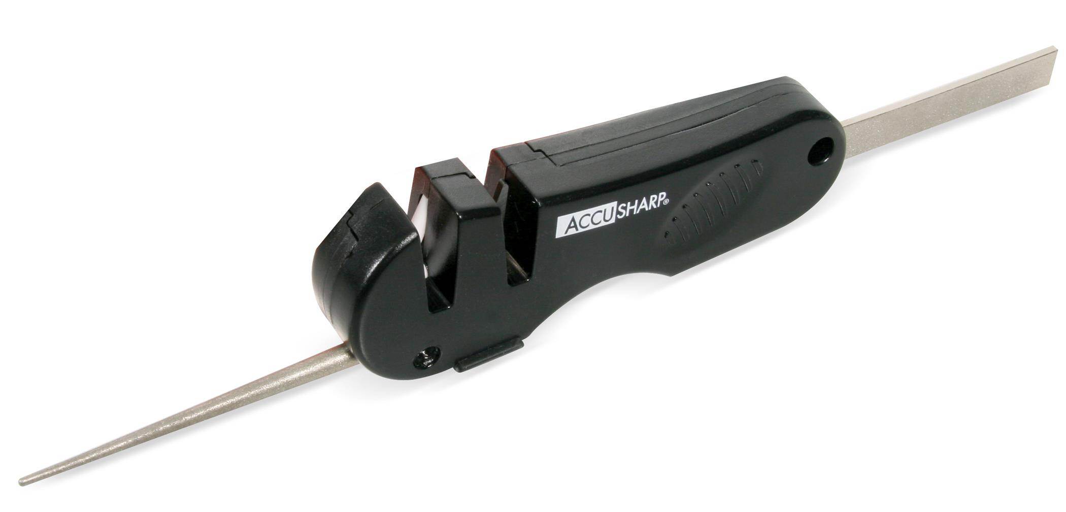 Fortune Products 029C Black AccuSharp 4 In 1 Knife Tool Sharpener