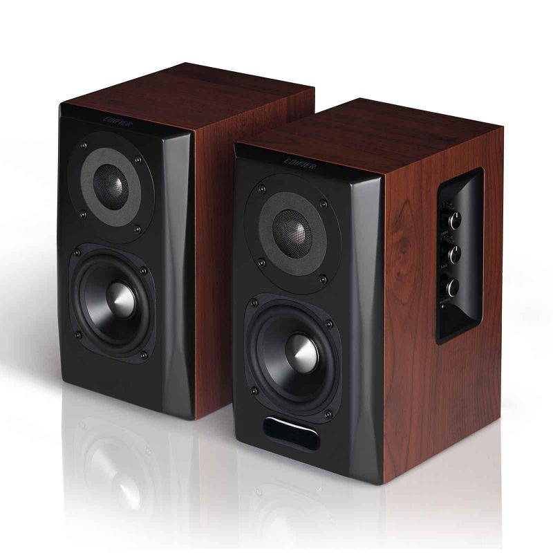 Edifier S350DB Bookshelf Speaker and Subwoofer 2.1 Speaker System Bluetooth v4.1 aptX Wireless Sound For Computer Rooms, Living Rooms and Dens