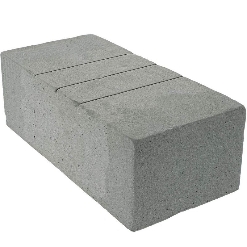 Genie Crafts  6-Pack Floral Wet Foam Bricks for Wedding Party Fresh Flowers Decoration 9x4x3"