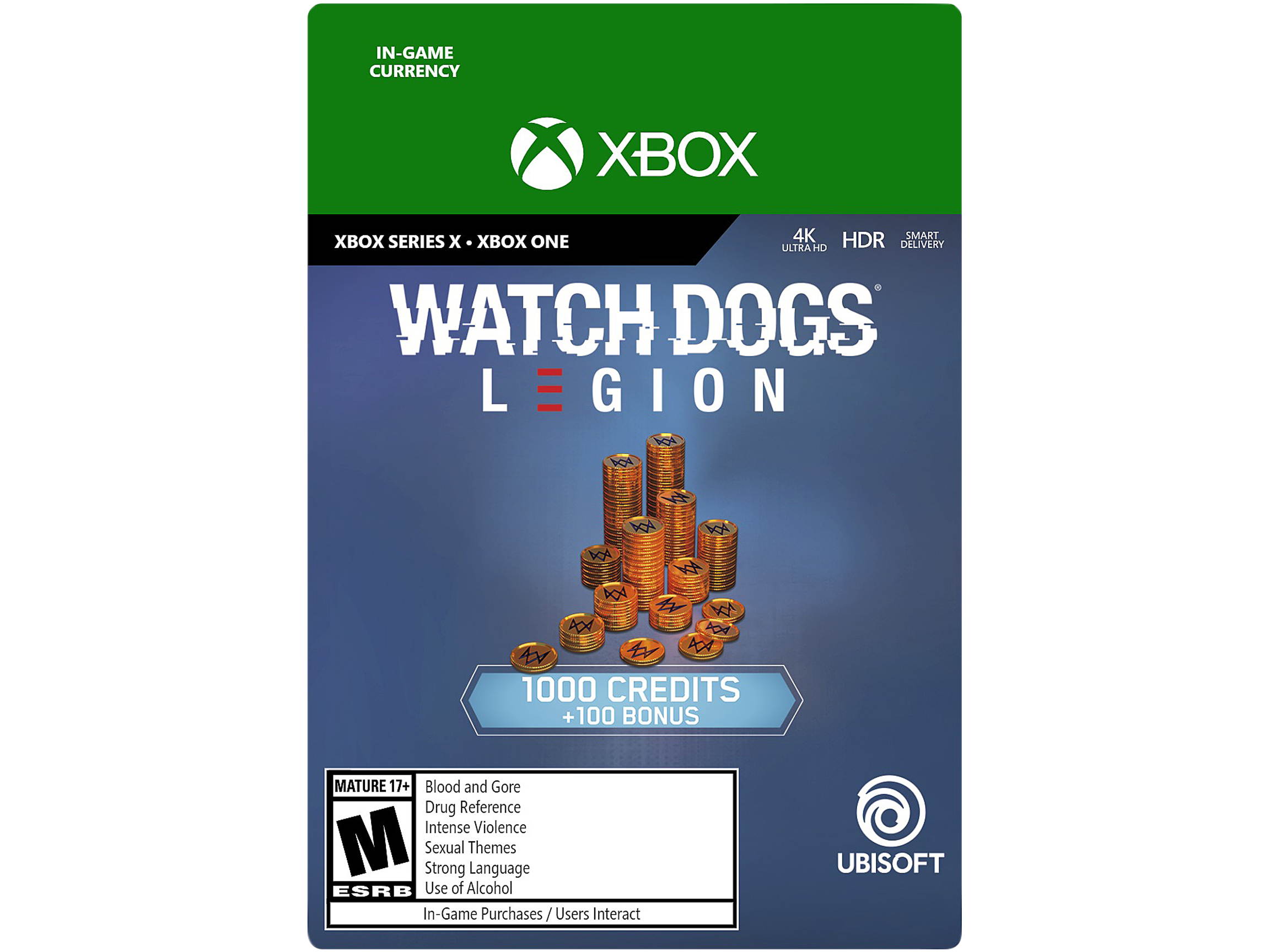 Watch Dogs Legion 4,550 WD Credits Xbox Series X|S / Xbox One [Digital Code]