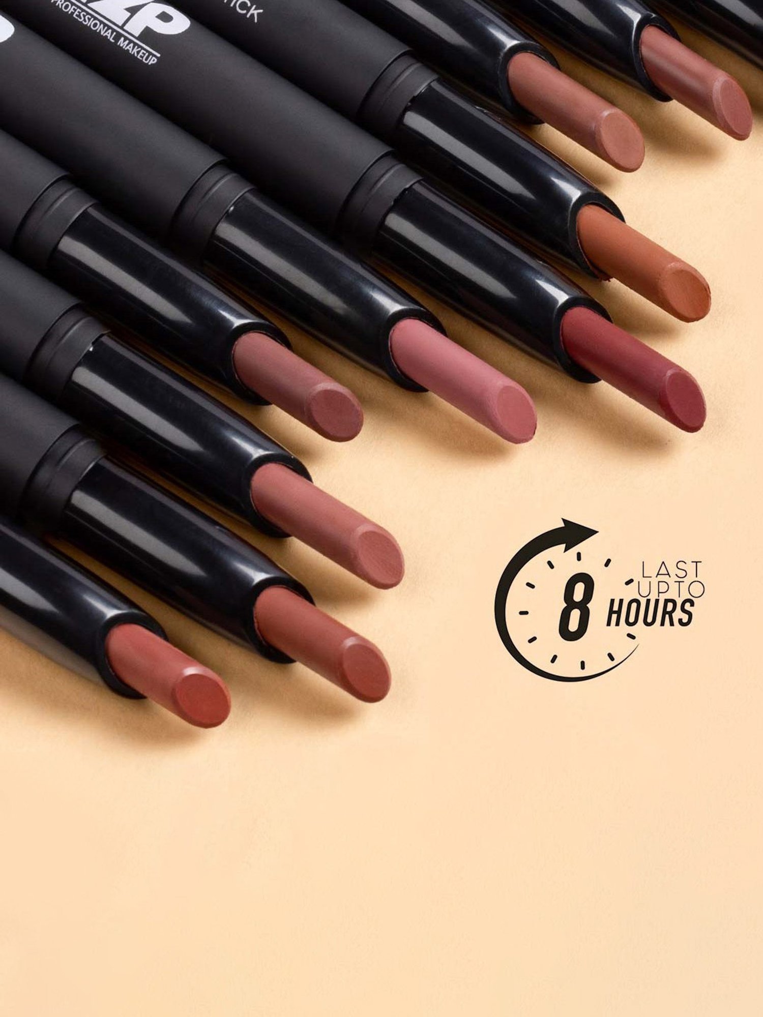 C2P PROFESSIONAL MAKEUP Slice Non Transfer Matte Lipstick Wild Rose 105 - 1.7 gm