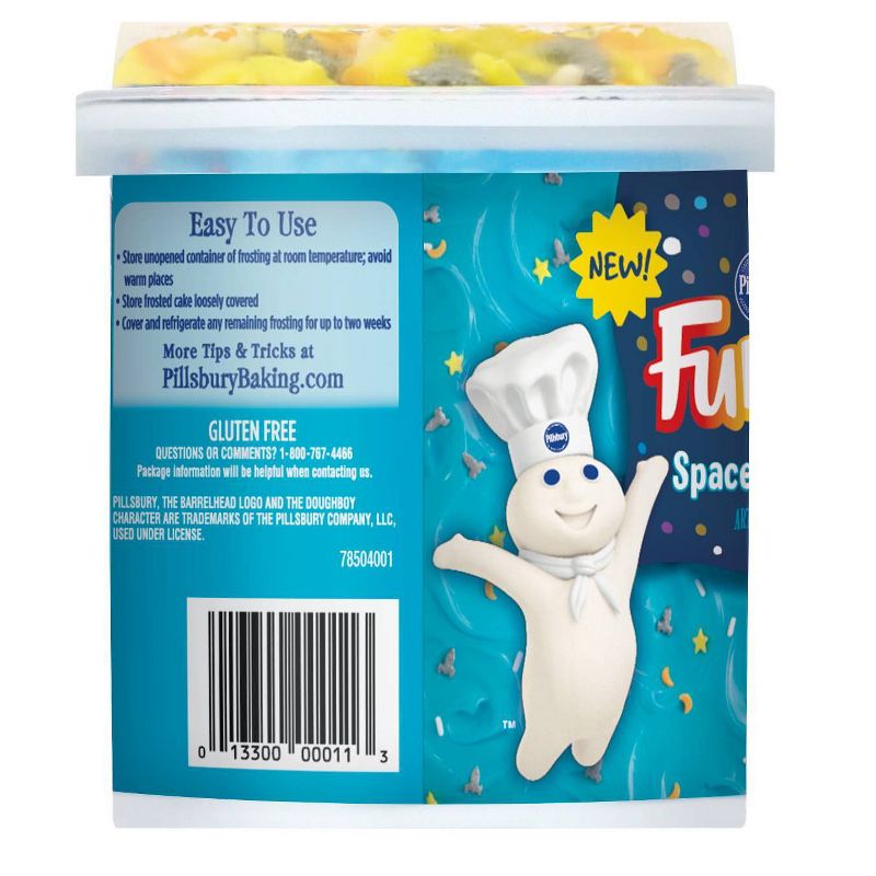 Pillsbury Funfetti Galaxy Space Blue Vanilla Frosting - 15.6oz