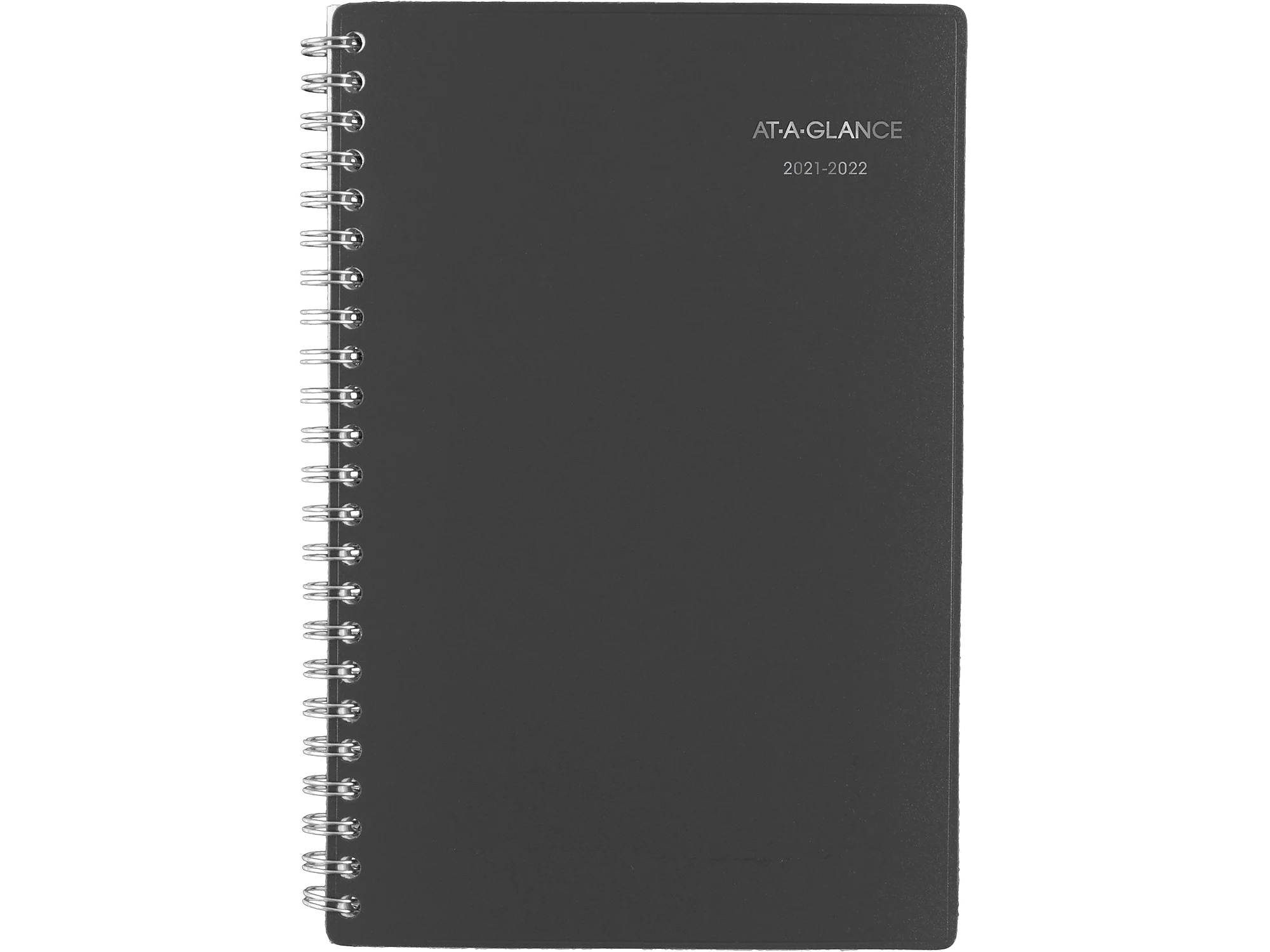 AT-A-GLANCE 2021-2022 5" x 8" Academic Planner DayMinder Charcoal AYC200-45-22