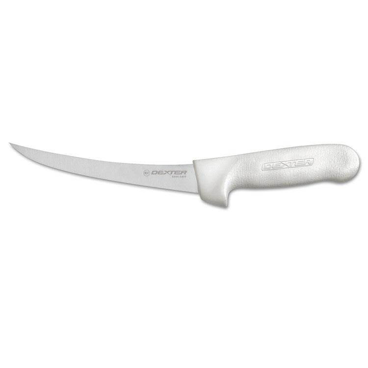 DEXTER RUSSELL 01483 Boning Knife,Flex,Curved,6 In,NSF