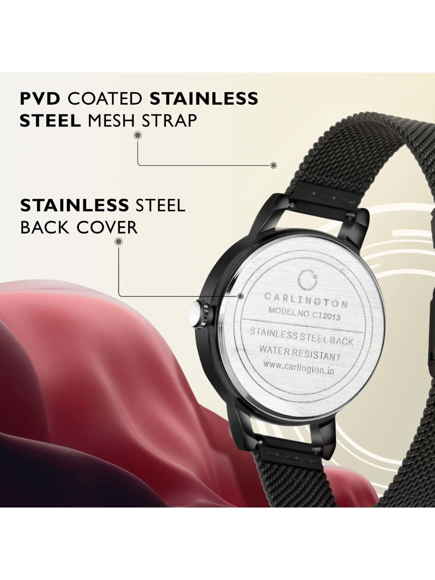 CARLINGTON CT 2013 Analog Watch for Women