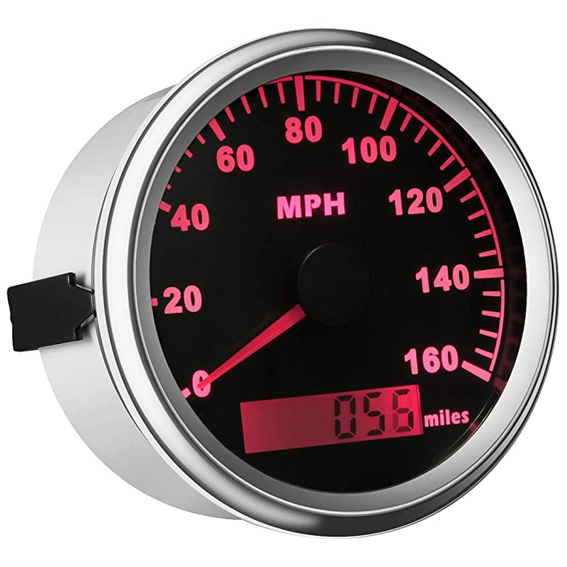 Universal GPS Speedometer Boat Gauge With Odometer 85mm 160MPH ATV Motorcycle Marine GPS Speedometer