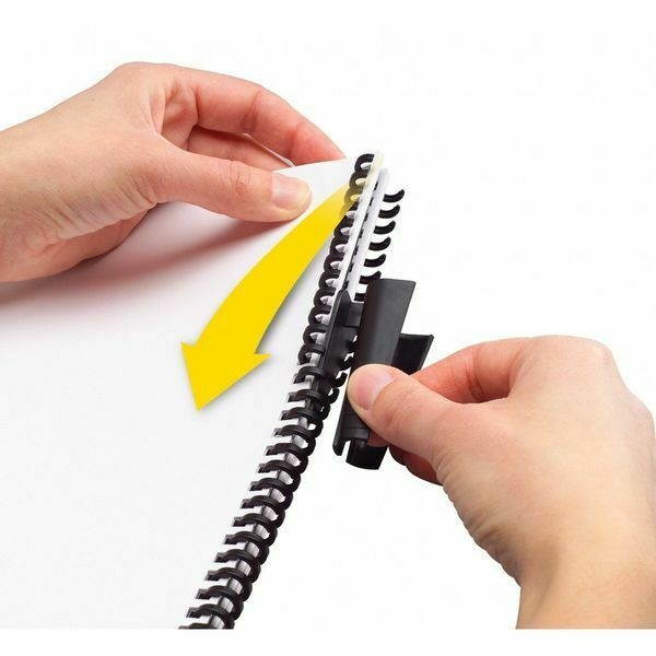 Gbc 2515700 Binding Spines,Small,Black,Pk100