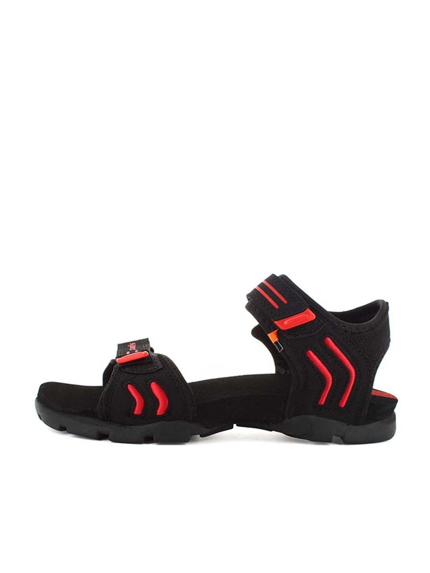 Sparx Men's Black Floater Sandals