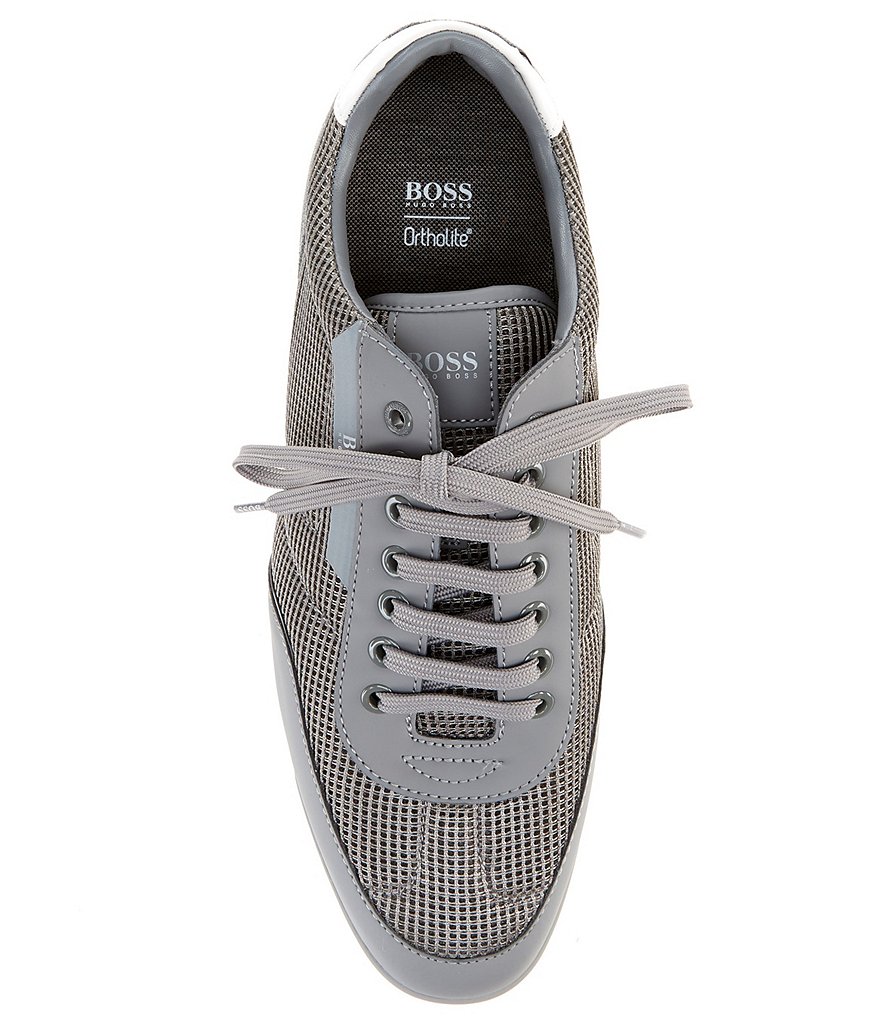 Hugo Boss Men's Saturn Low Mesh Lace-Up Sneakers