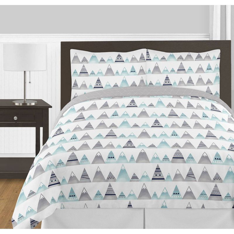 Full/Queen 3pc Mountains Comforter Set - Sweet Jojo Designs
