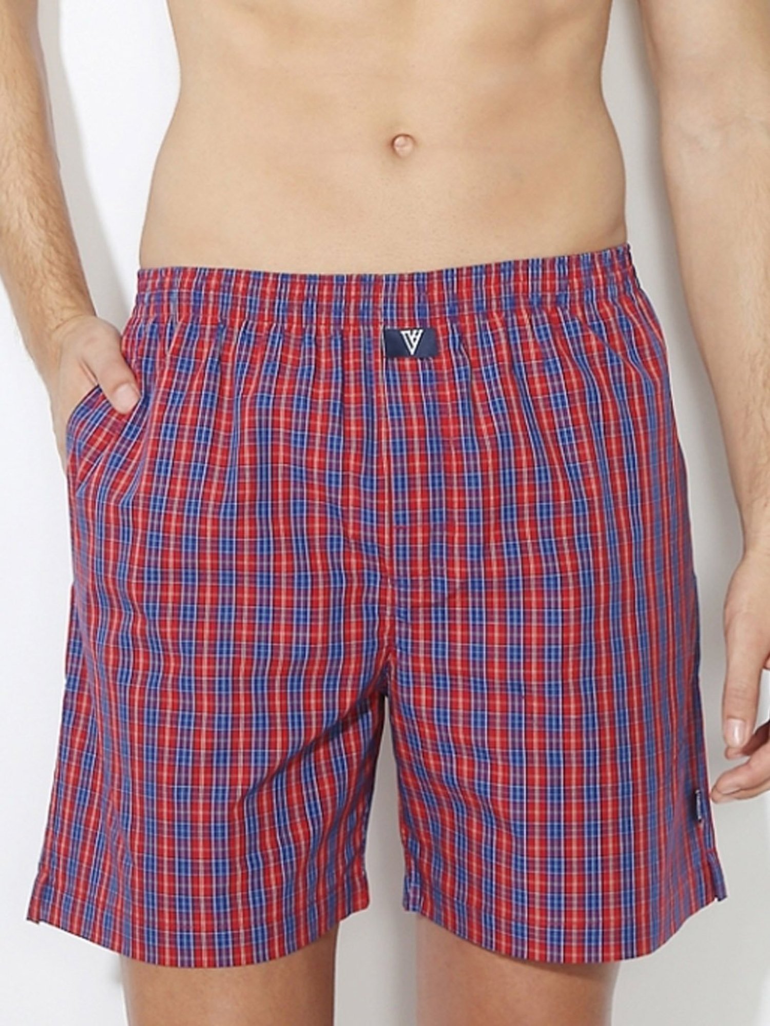Van Heusen Assorted Cotton Regular Fit Checks Boxers