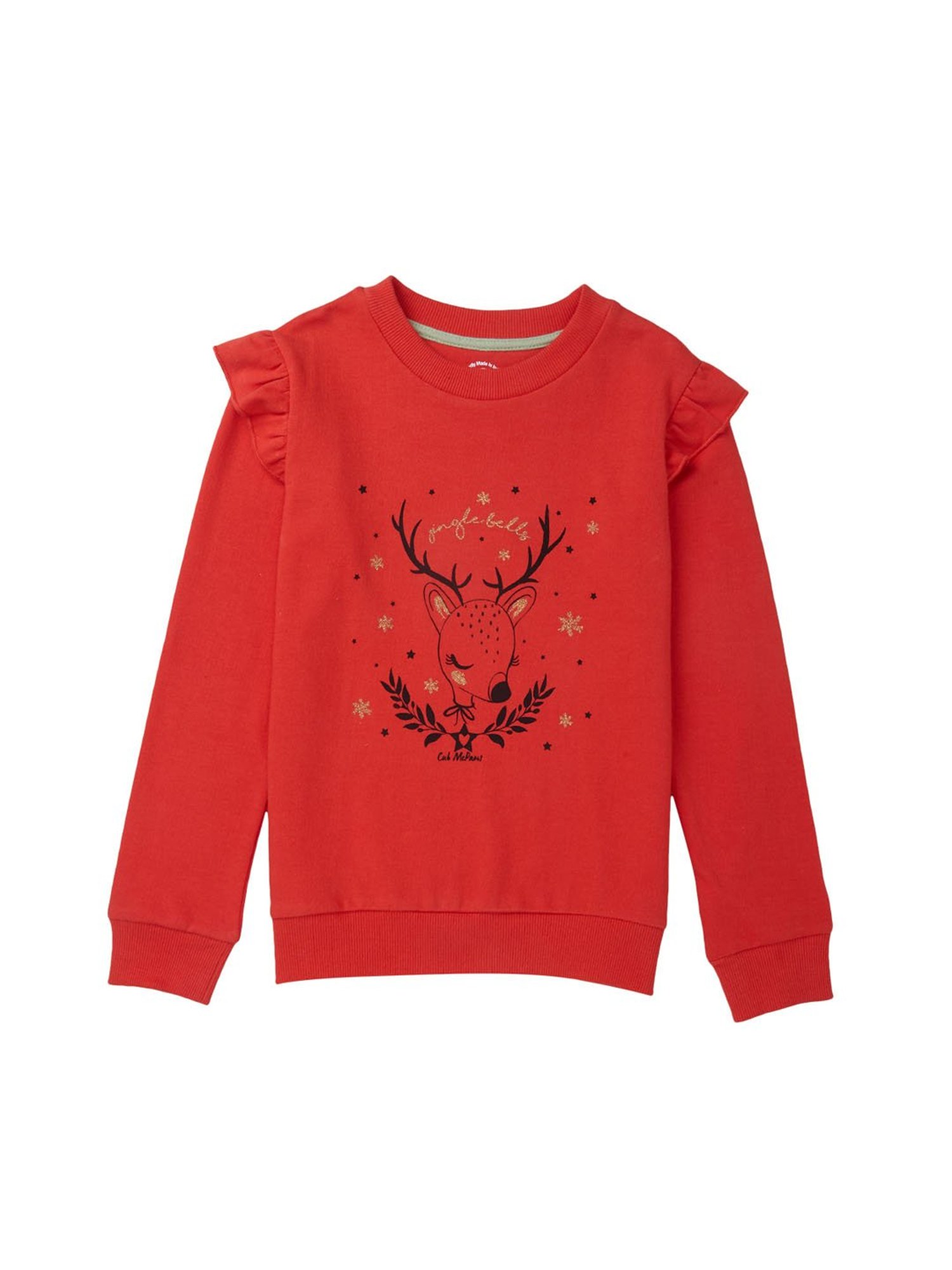 Cub McPaws Red Printed Sweatshirt