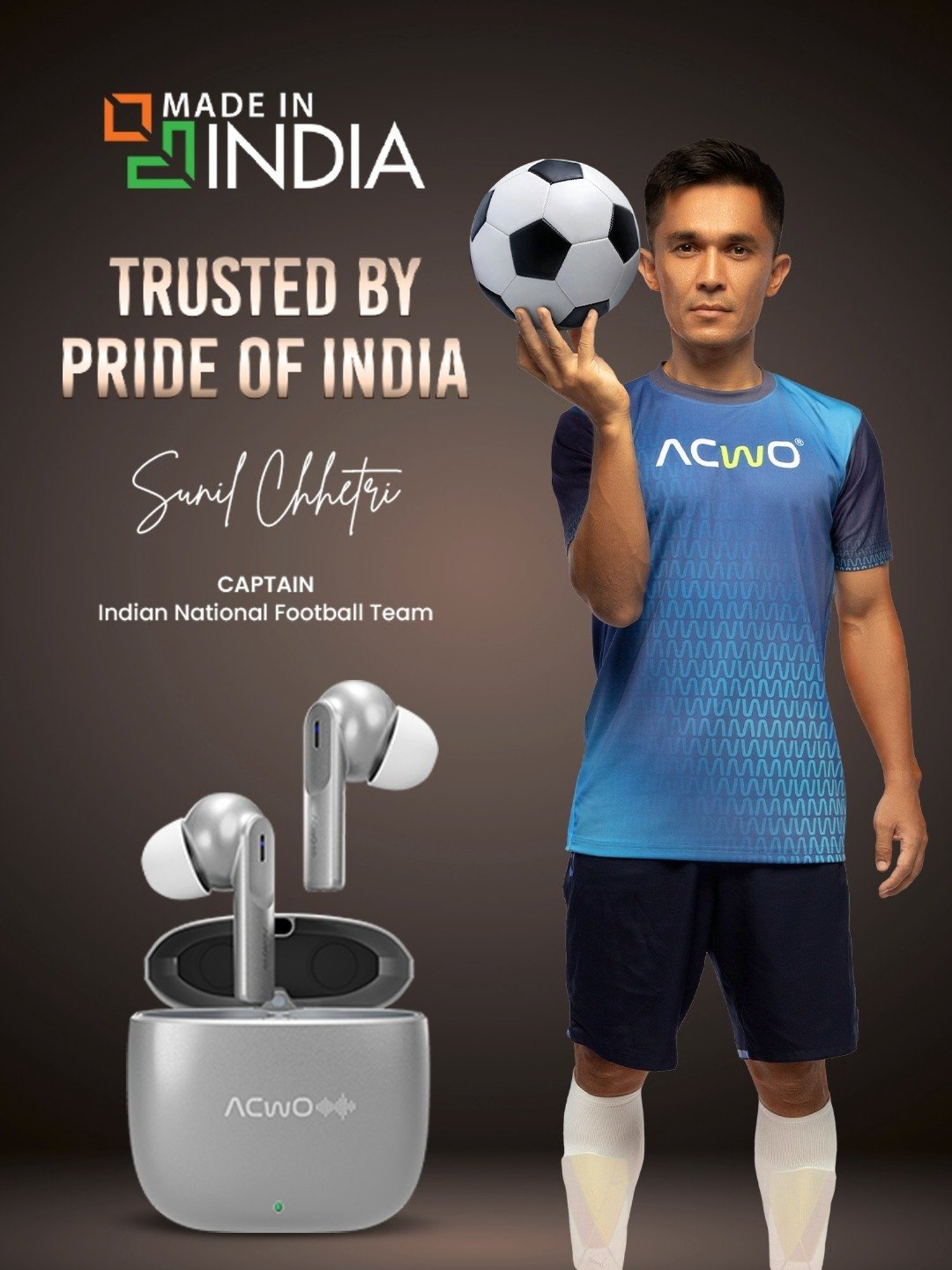 ACwO DwOTS 414 In Ear Bluetooth Earbuds TWS with Metallic Built Case (Silver, True Wireless)