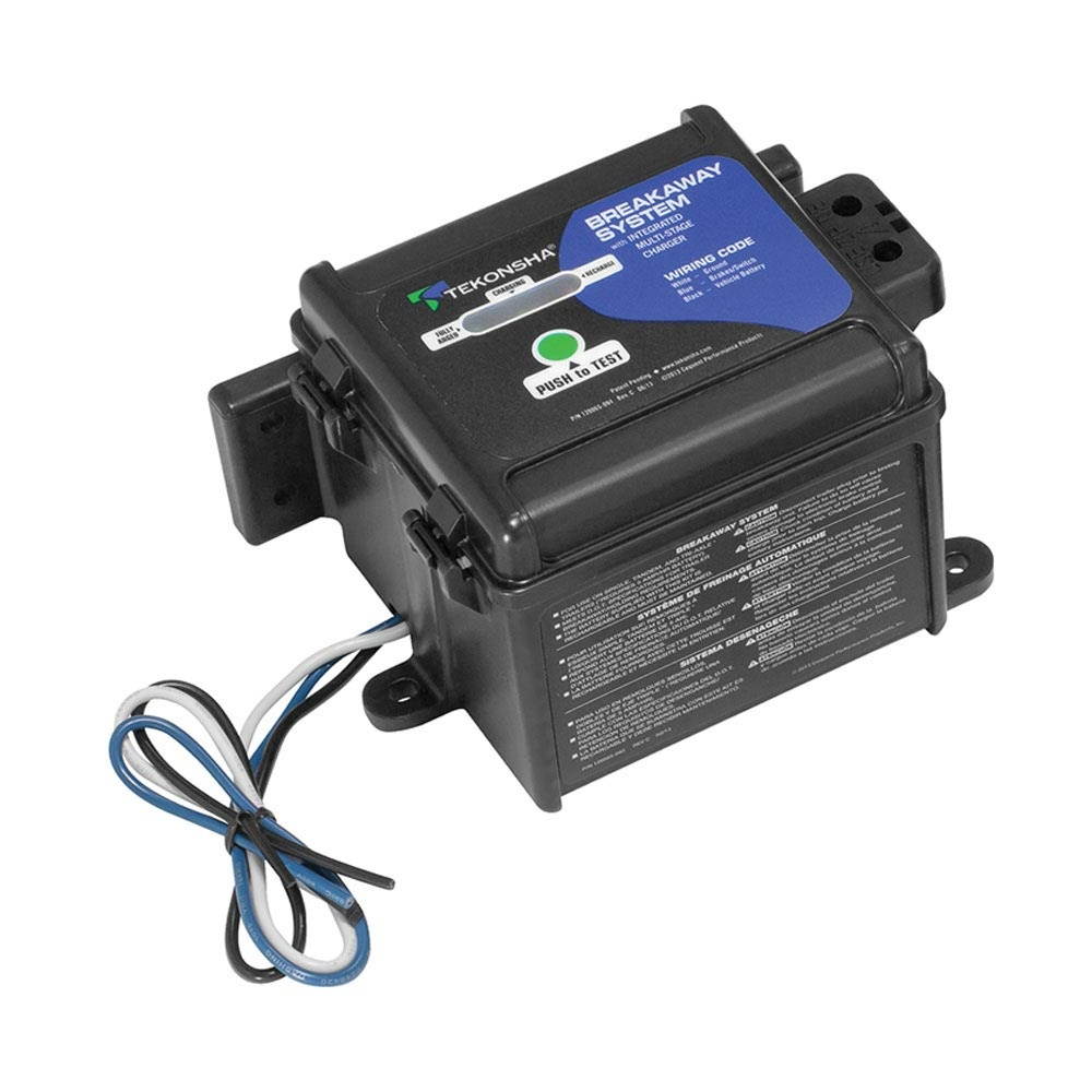 Tekonsha Breakaway Sys 1 to 3 Axle Trailers Elec Brakes MultiStage Charger 48 Breakaway Switch