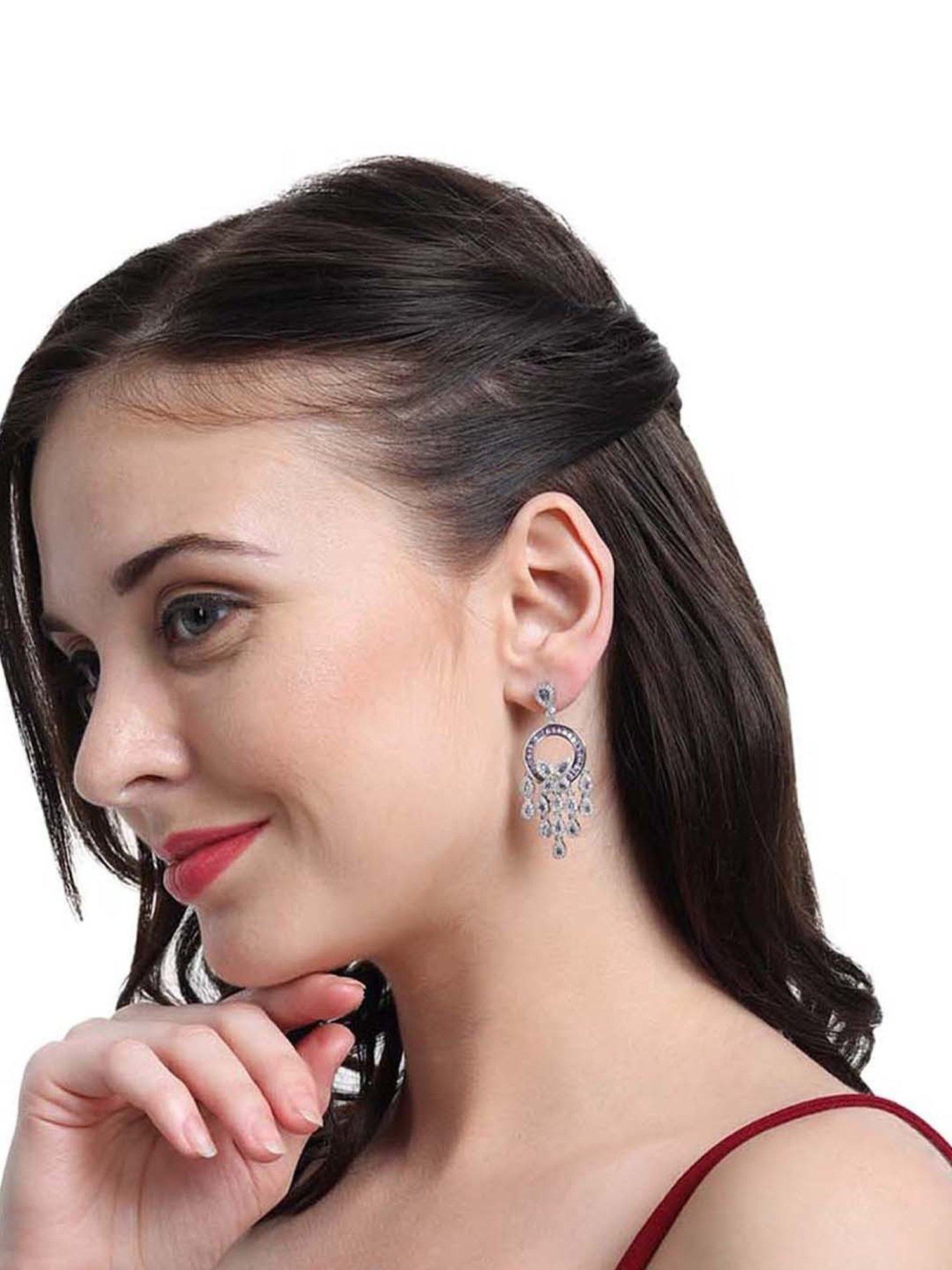 The Real Effect London 800 Silver Earrings for Women