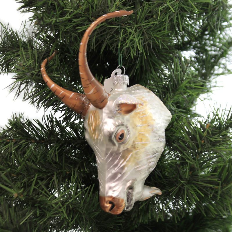 Christina's World 5.75" Billy Goat Ornament Male Farm Pet  -  Tree Ornaments