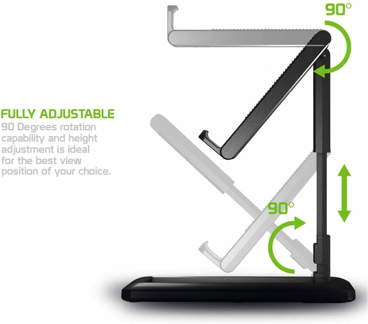 Cellet Adjustable Foldable Desktop Mount Stand for Smartphones / Tablets / iPad